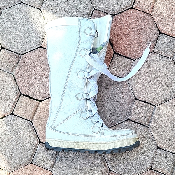 RARE Timberland Mukluk white lace up snow boot size 7 - Picture 7 of 14